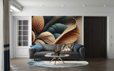 Hand-drawn printing wallpaper for modern and creative interiors